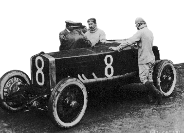 GP San Sebastian, 1924. Diatto 20S pilotata da Parenti
